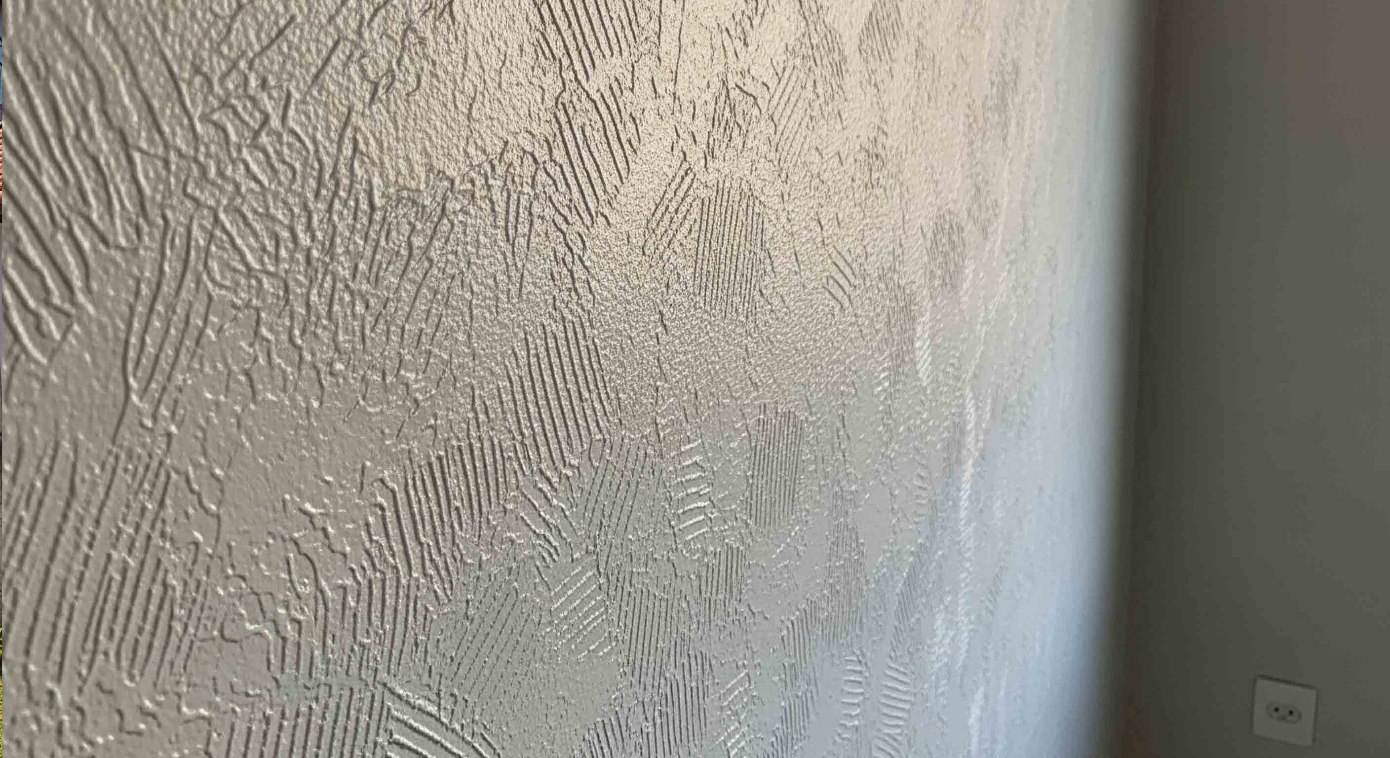 Aplicação de textura projetada em parede - Exemplo 1