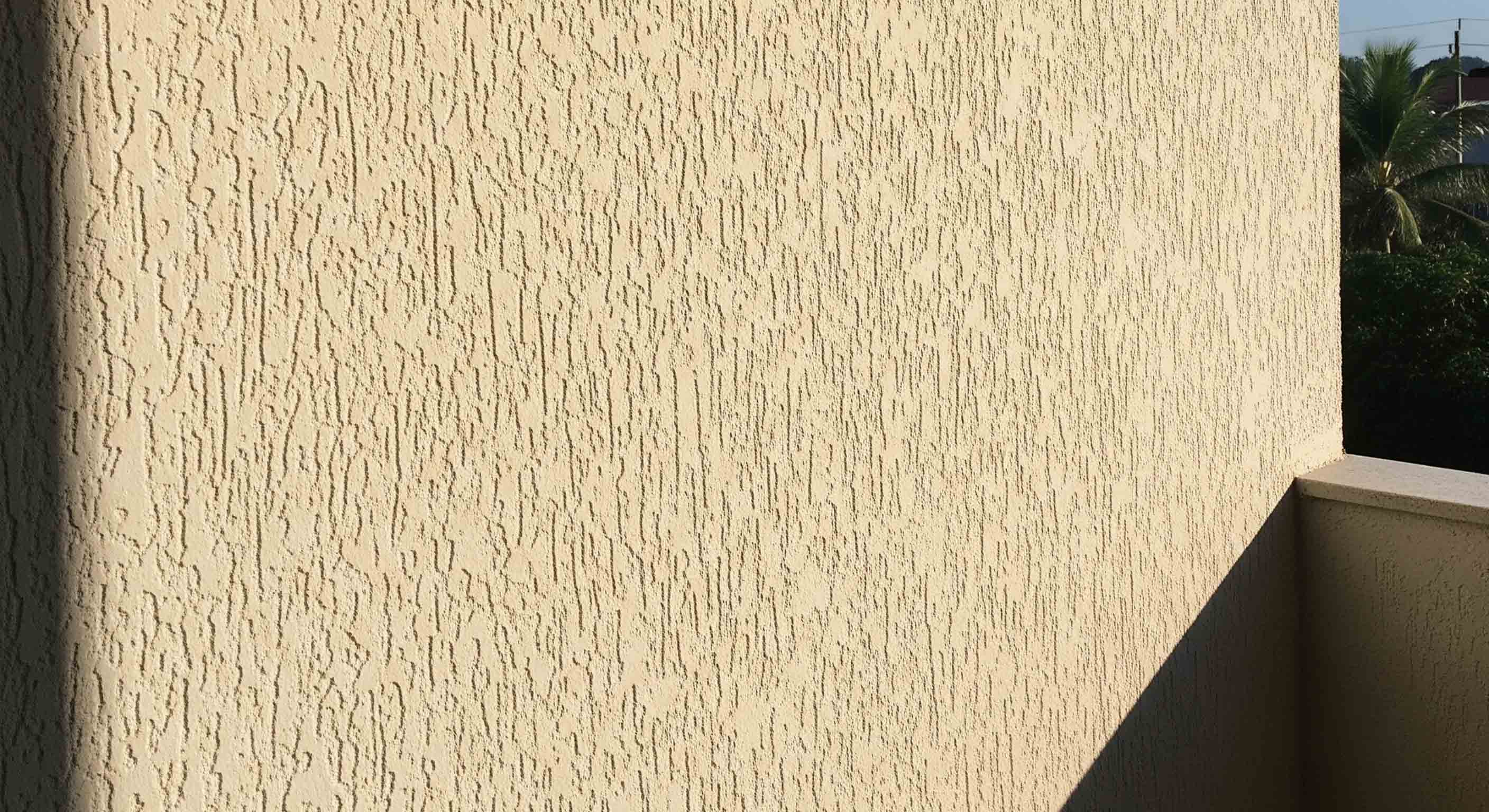 Aplicação de textura projetada em parede - Exemplo 3